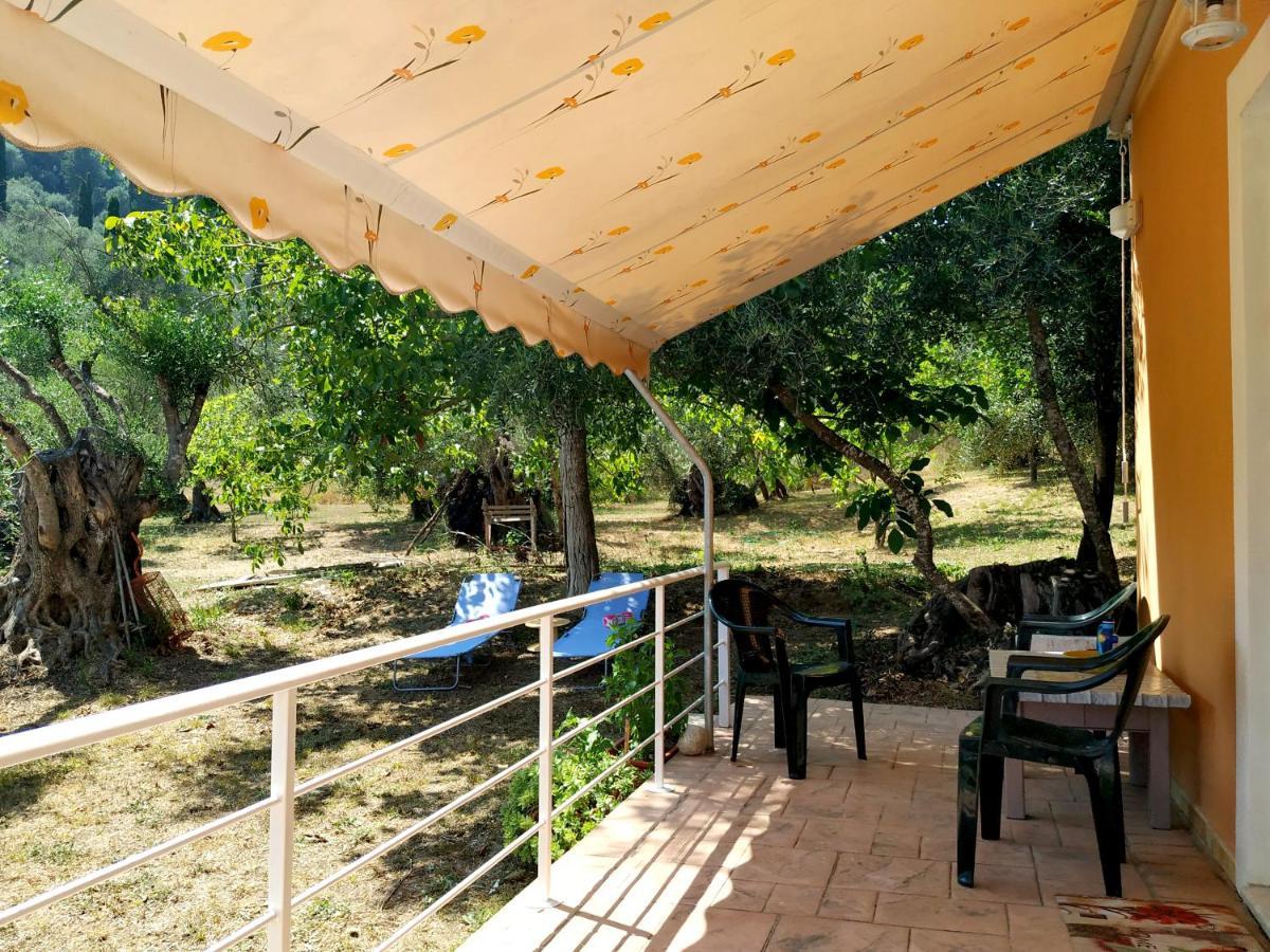 Family Holiday Apartment With Garden & Bbq Velonades  Luaran gambar