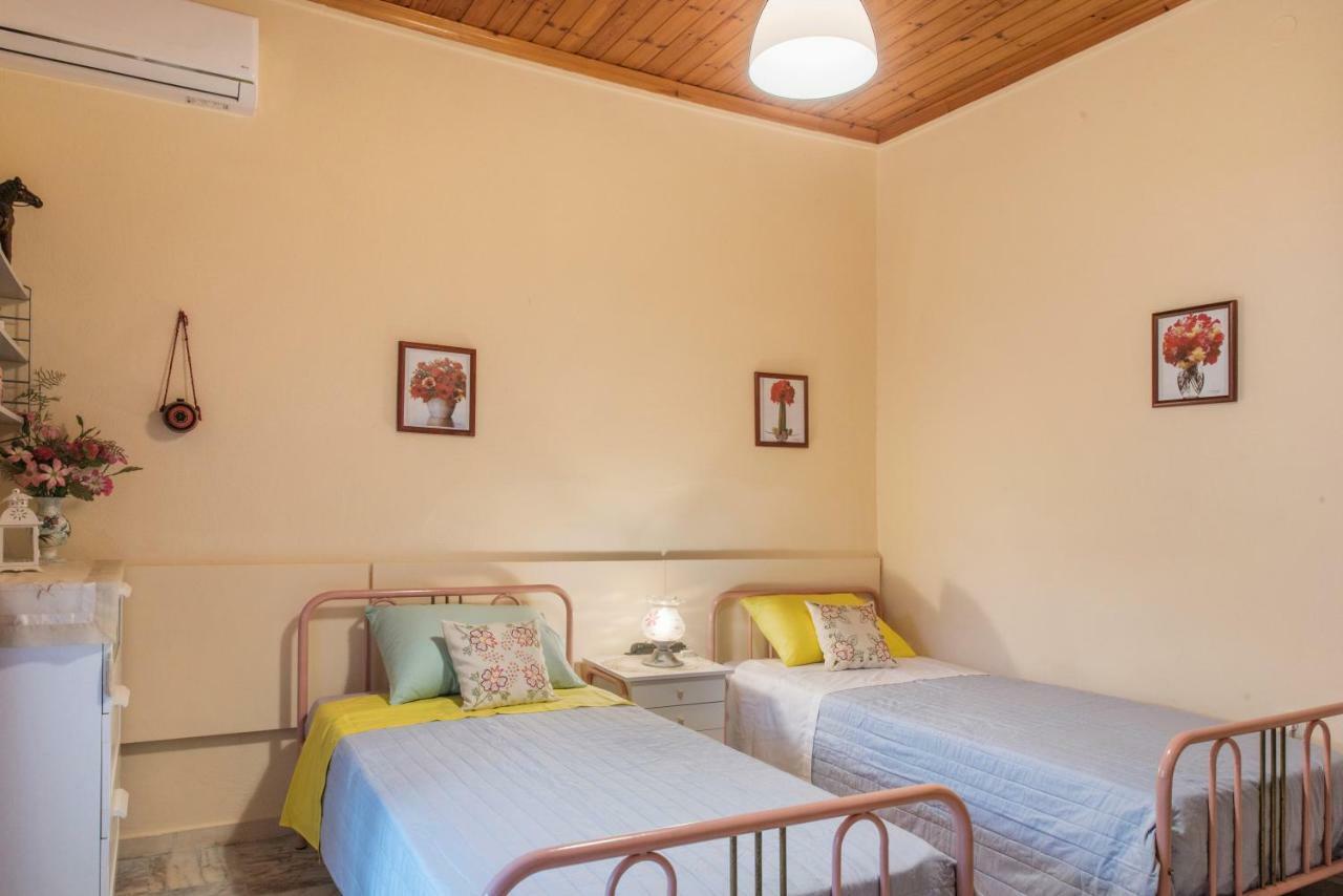 Family Holiday Apartment With Garden & Bbq Velonades  Luaran gambar