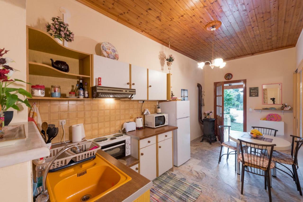 Family Holiday Apartment With Garden & Bbq Velonades  Luaran gambar