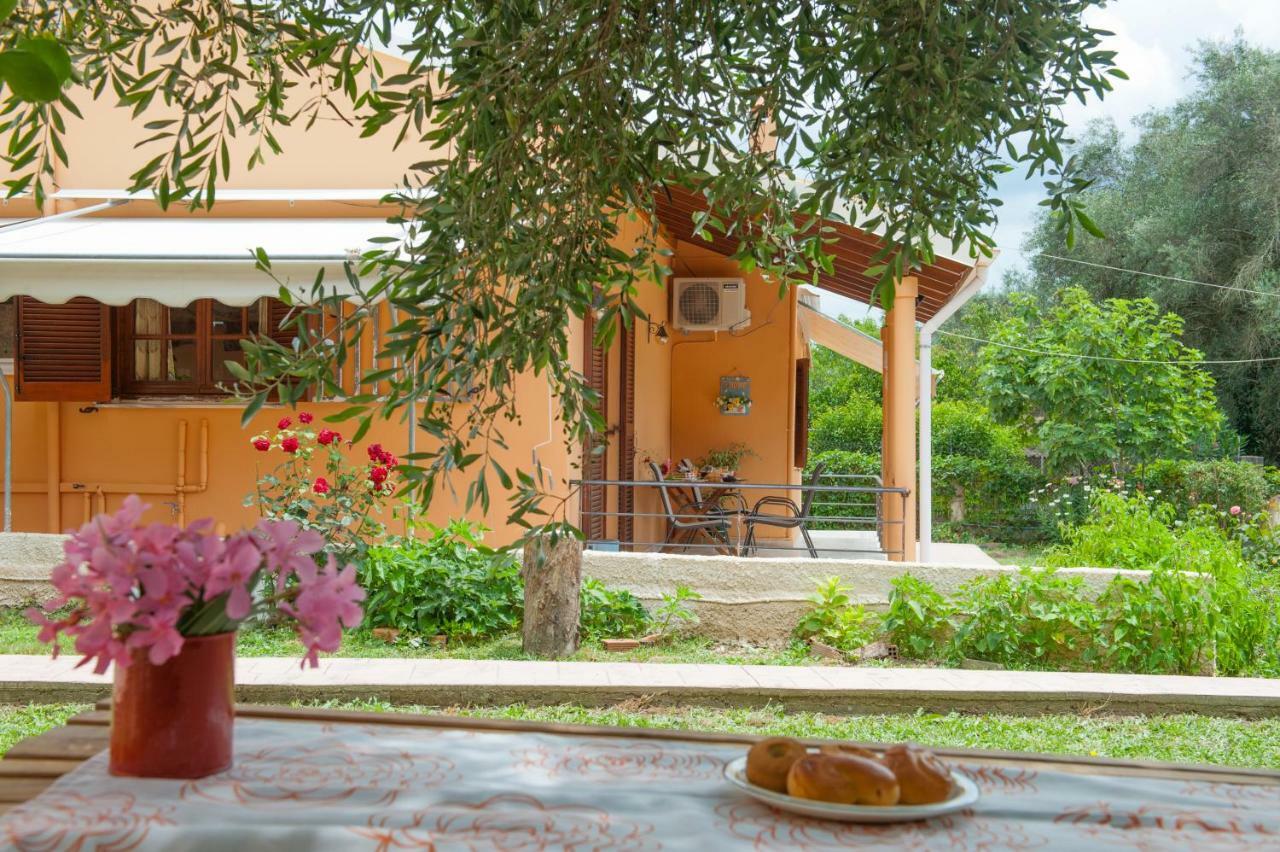 Family Holiday Apartment With Garden & Bbq Velonades  Luaran gambar