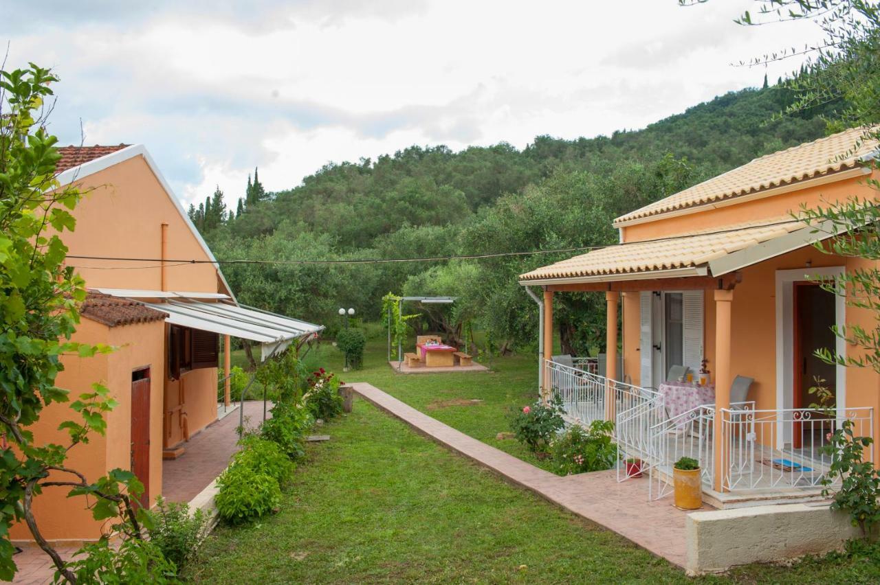 Family Holiday Apartment With Garden & Bbq Velonades  Luaran gambar